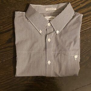 Calvin Klein Men's Monochrome Gingham Shirt